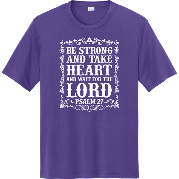 Be Strong and Take Heart - Purple