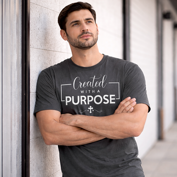 Created With Purpose - Iron Grey Heather