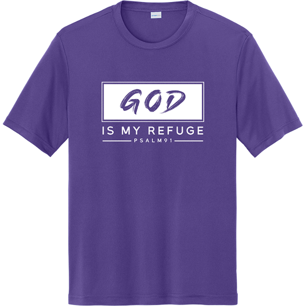 God Is My Refuge (Psalm 91) - Purple