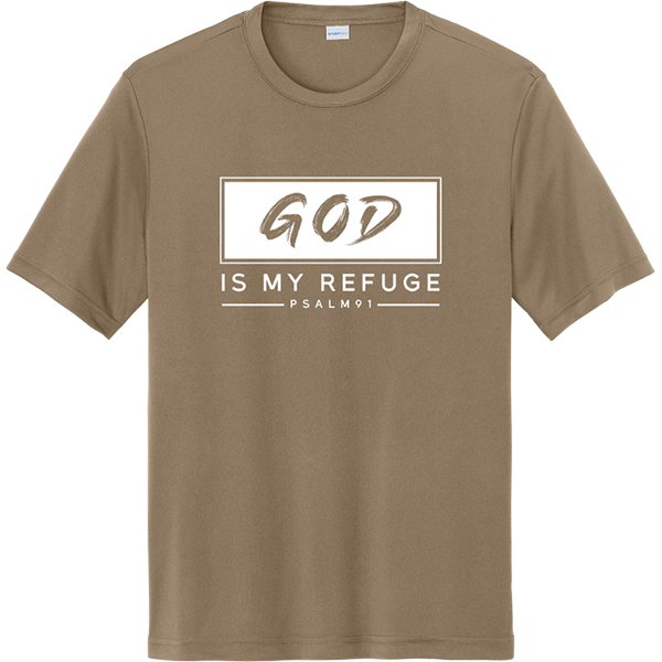 God Is My Refuge (Psalm 91) - Woodland Brown