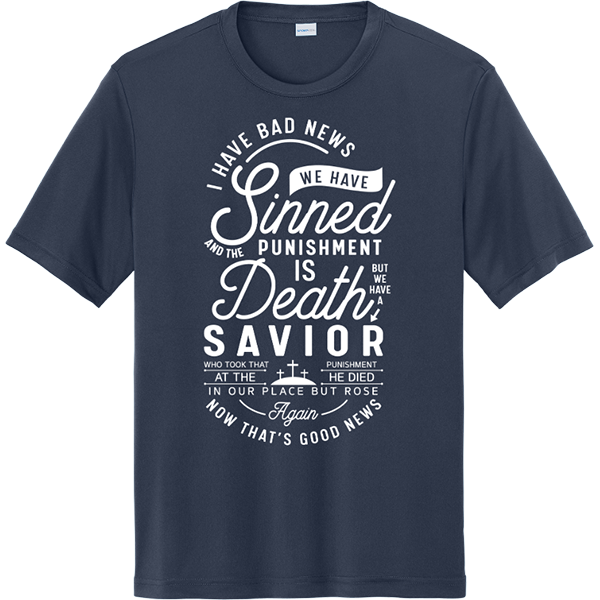Bad News / Good News Savior Message - True Navy