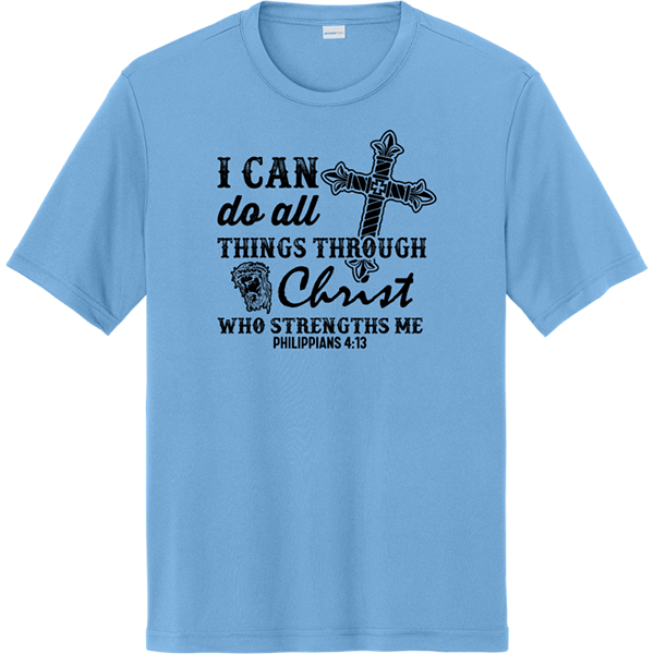 I Can Do All Things Through Christ - Carolina Blue