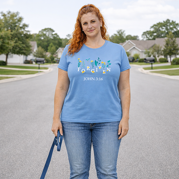 Forgiven – John 3:16 - Carolina Blue