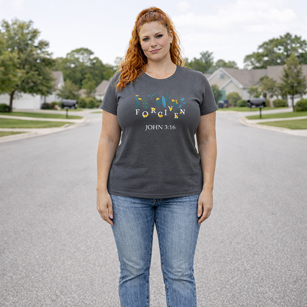 Forgiven – John 3:16 - Iron Grey Heather