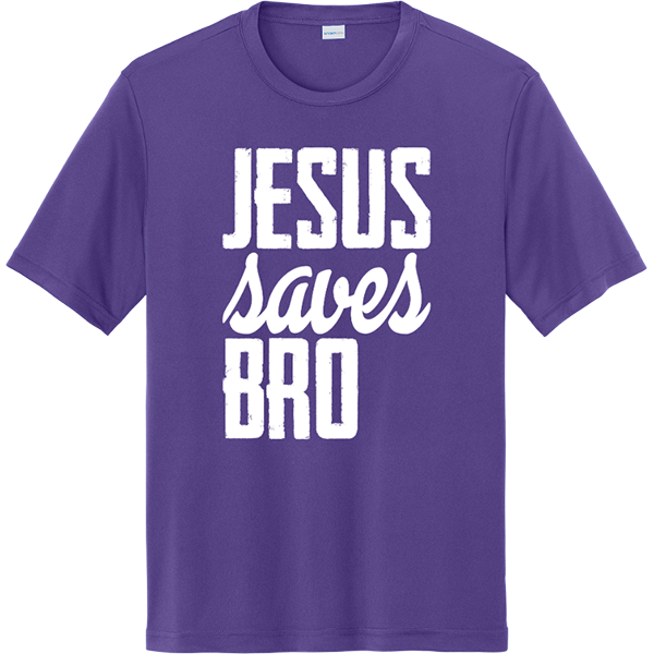 Jesus Saves Bro - Purple