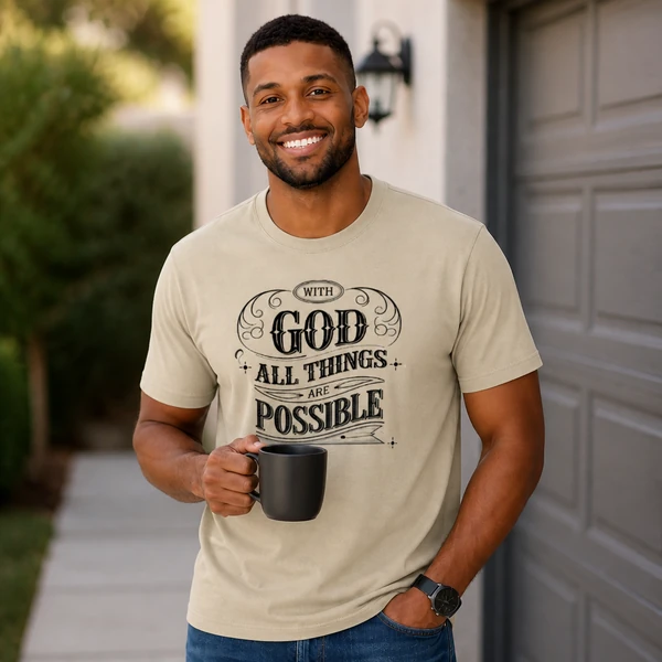 With God All Things Possible - Sand
