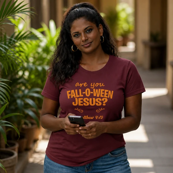 Fall-O-Ween Jesus - Cardinal
