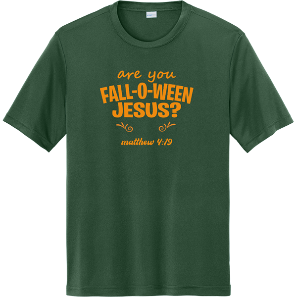 Fall-O-Ween Jesus - Forest Green