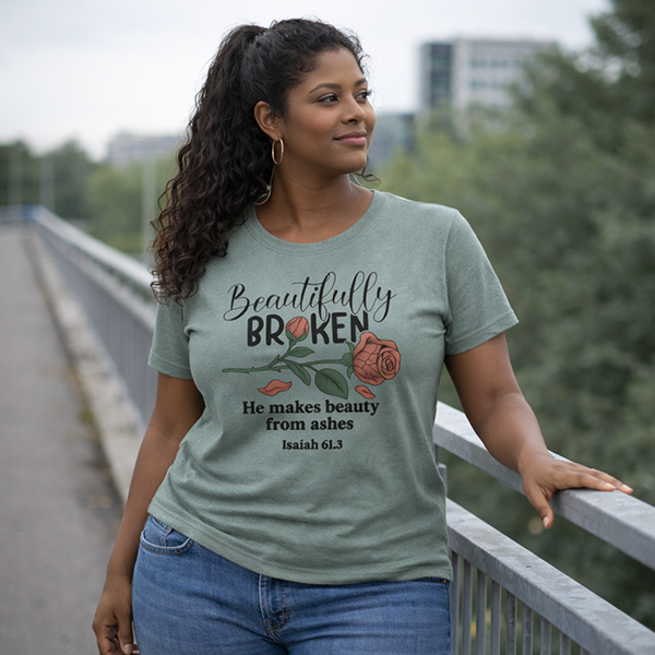 Beautifully Broken - Grey Concrete Heather