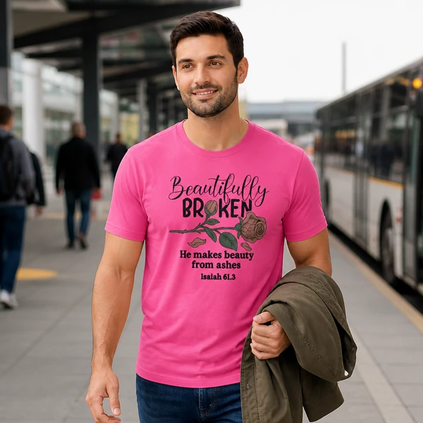 Beautifully Broken - Neon Pink
