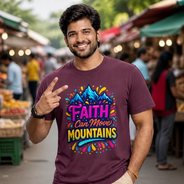 Faith Can Move Mountains - Maroon