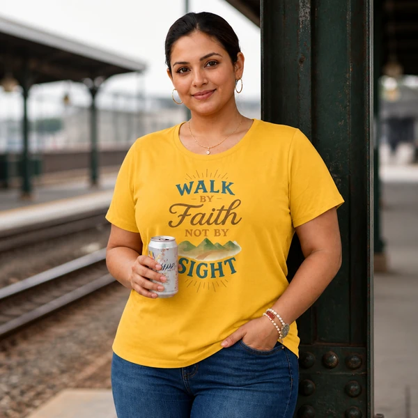Walk by Faith Not by Sight - Gold