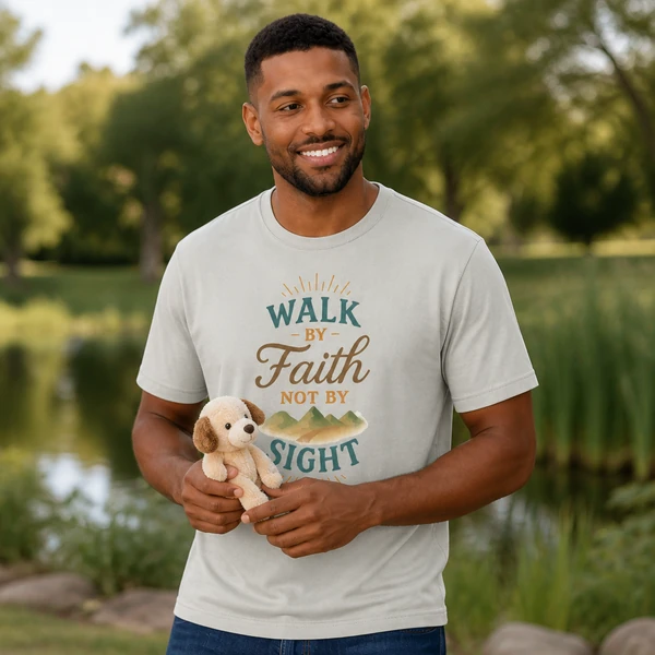 Walk by Faith Not by Sight - Silver