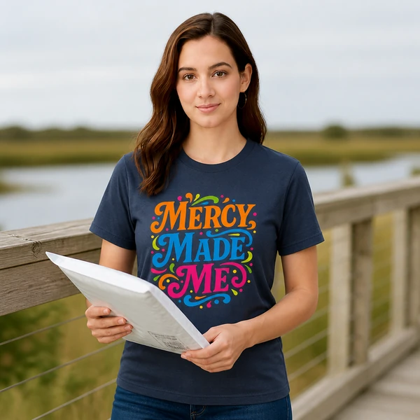 Mercy Made Me - True Navy