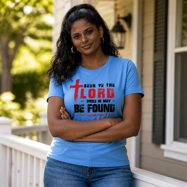 Seek the Lord Isaiah 55:6 - Carolina Blue