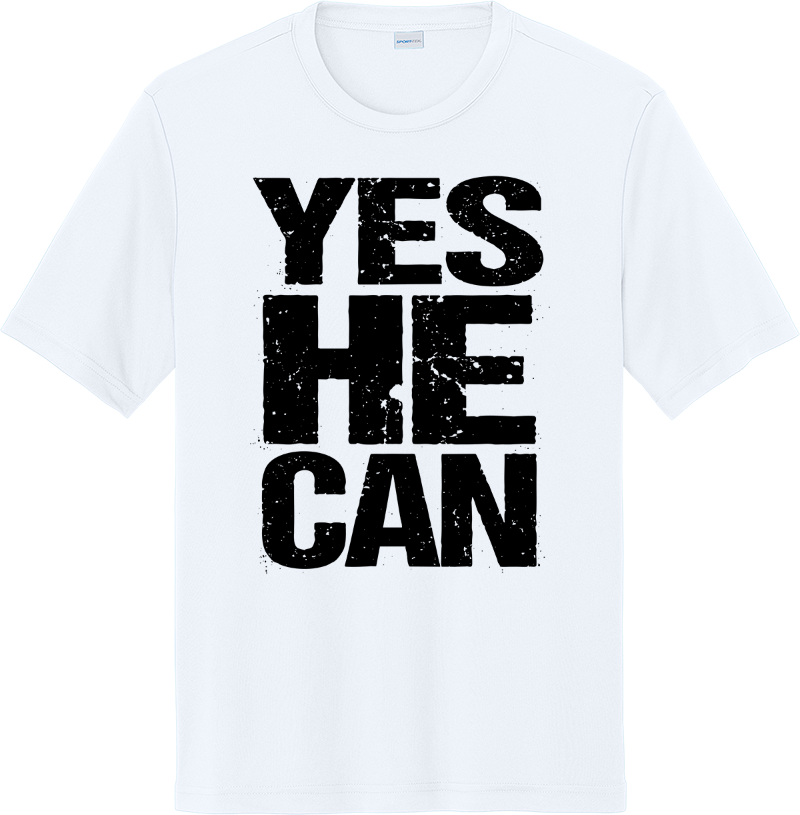 Yes He Can - White