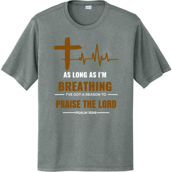 Breathing Praise - Grey Concrete Heather