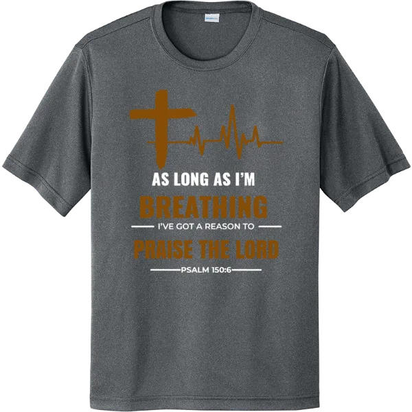 Breathing Praise - Iron Grey Heather
