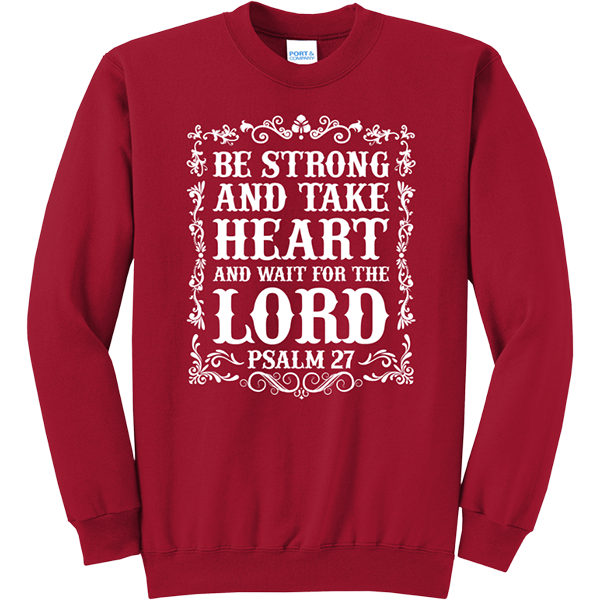 Be Strong and Take Heart - Red