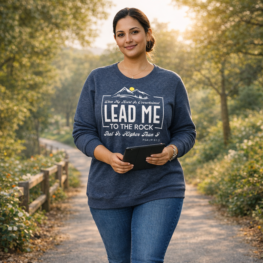 Lead Me to the Higher Rock - Heather Navy