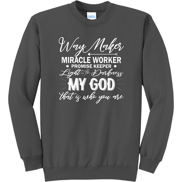 Miracle Worker Promise Keeper - Charcoal