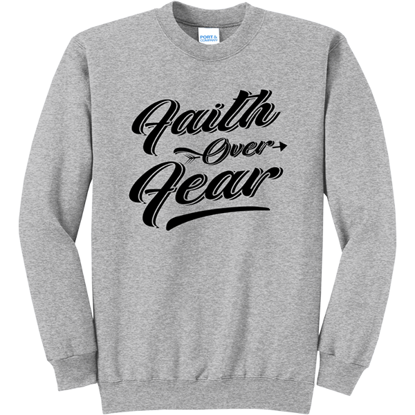 Faith Over Fear - Athletic Heather