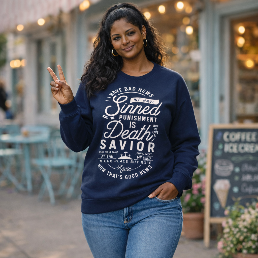 Bad News / Good News Savior Message - Navy