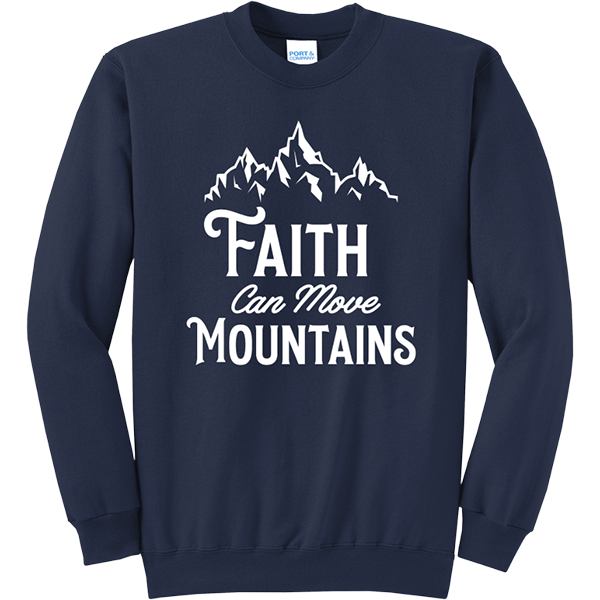 Faith Can Move Mountains - Navy
