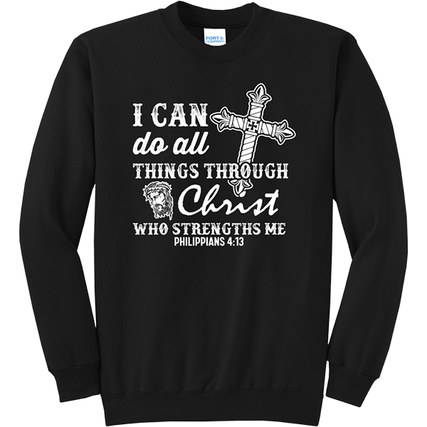 I Can Do All Things Through Christ - Jet Black