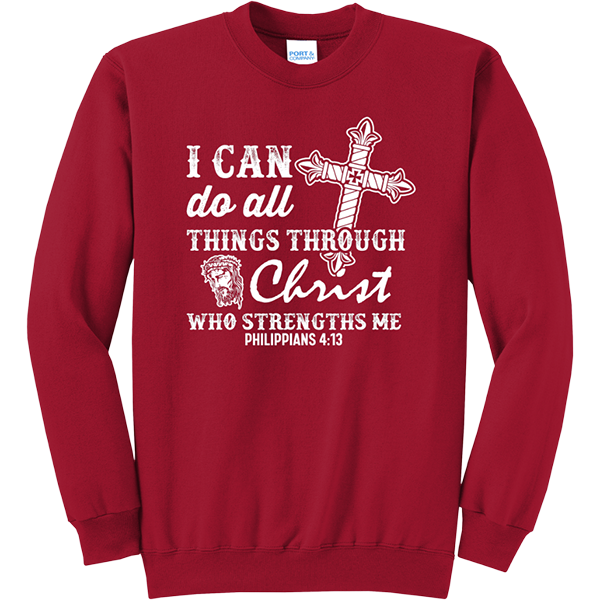 I Can Do All Things Through Christ - Red