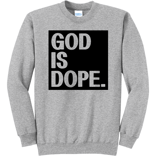 God Is Dope - Athletic Heather