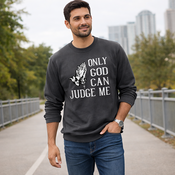 Only God Can Judge Me - Charcoal