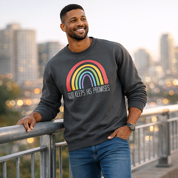 God Keeps His Promises - Charcoal