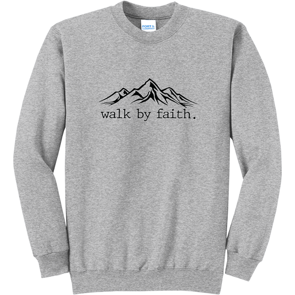 Walk By Faith - Athletic Heather