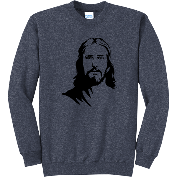 Jesus Portrait - Heather Navy