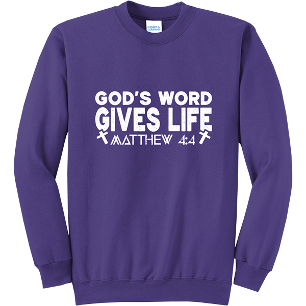 God’s Word Gives Life - Purple