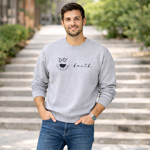 Faith in Bloom - Athletic Heather