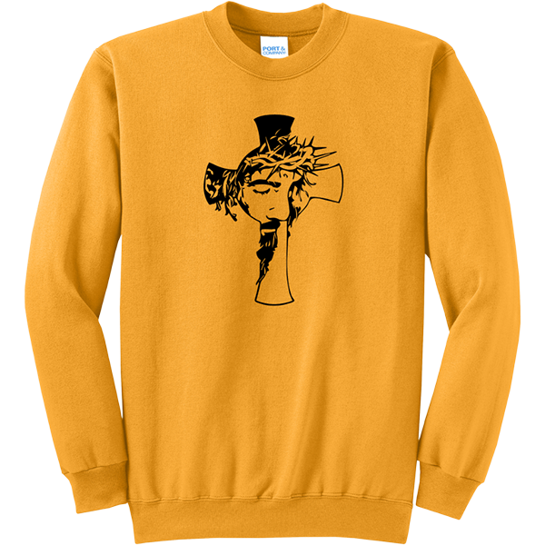 Crowned Cross - Gold