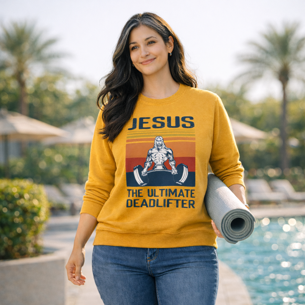 Jesus the Ultimate Deadlifter - Gold