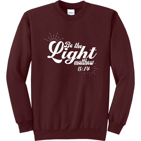 Be the Light (Matthew 5:14) - Maroon