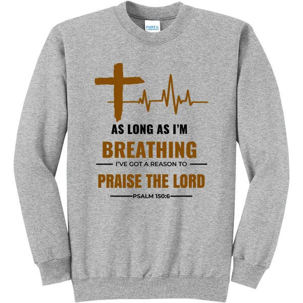 Breathing Praise - Athletic Heather