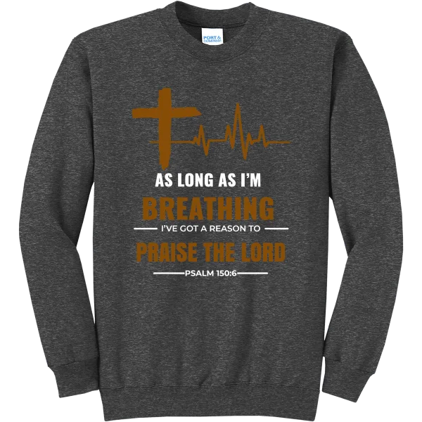Breathing Praise - Dark Heather Grey