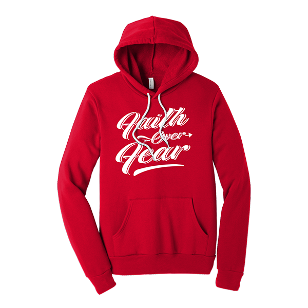 Faith Over Fear - True Red
