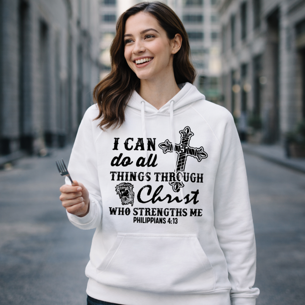 I Can Do All Things Through Christ - Athletic Heather