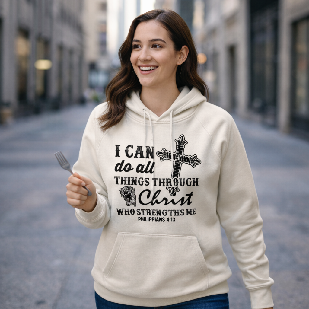I Can Do All Things Through Christ - Ecru