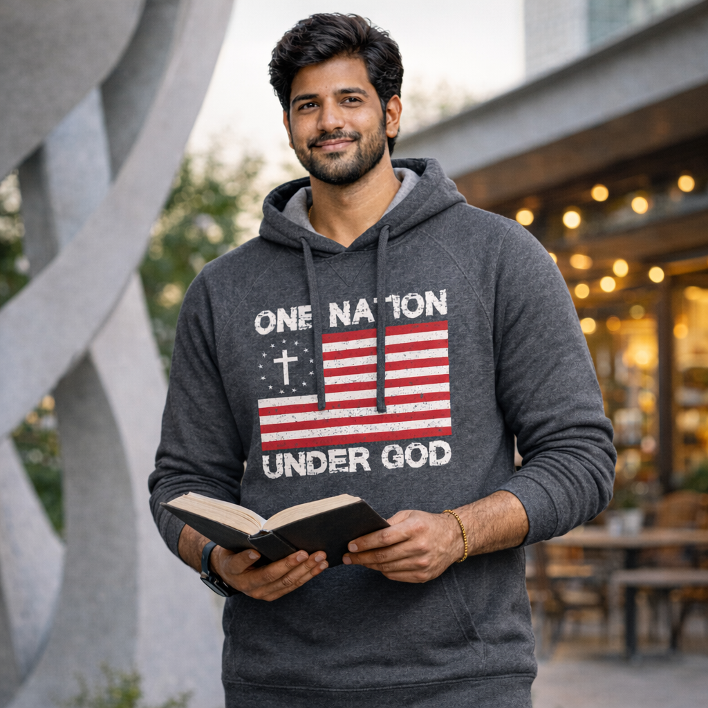 One Nation Under God - Graphite Heather