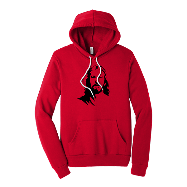 Jesus Portrait - True Red