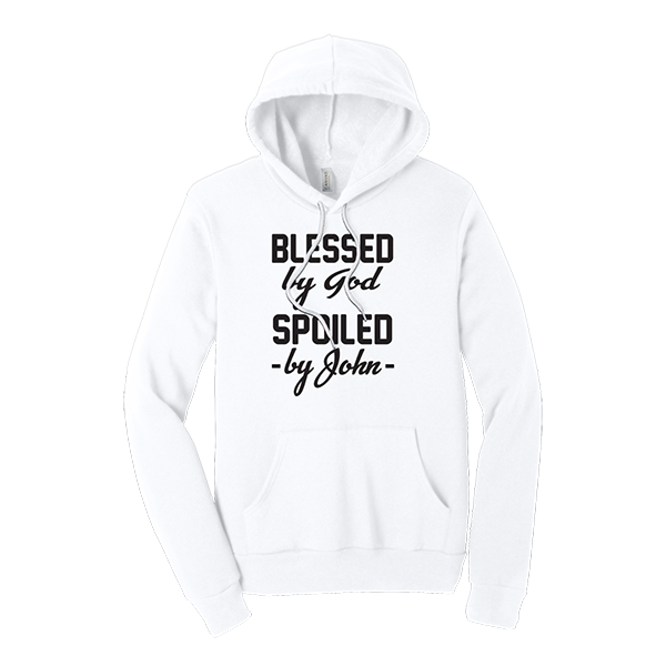 Blessed by God, Spoiled by _____ - White