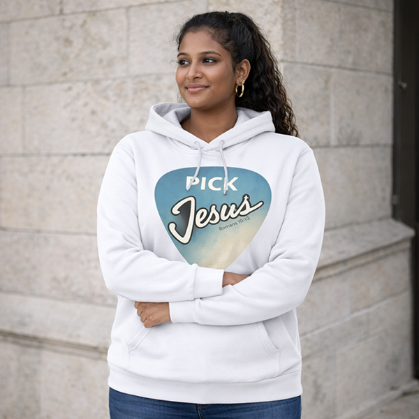 Pick Jesus (Romans 10:13) - White