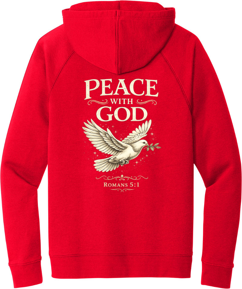 Peace With God Romans 5:1 - True Red